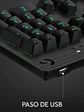 Teclado Mecánico Gamer Logitech G513 Carbon RGB GX Blue Aluminio con Reposamanos USB - Miniatura 5