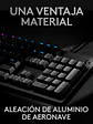 Teclado Mecánico Gamer Logitech G513 Carbon RGB GX Blue Aluminio con Reposamanos USB - Miniatura 8