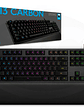 Teclado Mecánico Gamer Logitech G513 Carbon RGB GX Blue Aluminio con Reposamanos USB - Miniatura 4