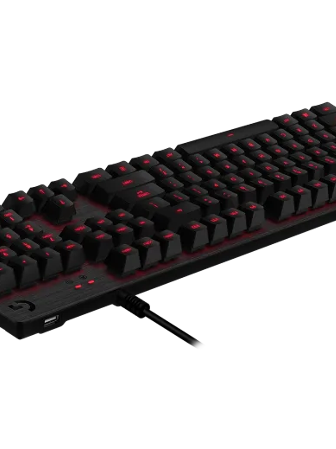 Teclado Mecánico Gamer Logitech G413 Carbon/Silver Retroiluminado Romer-G USB Passthrough 4