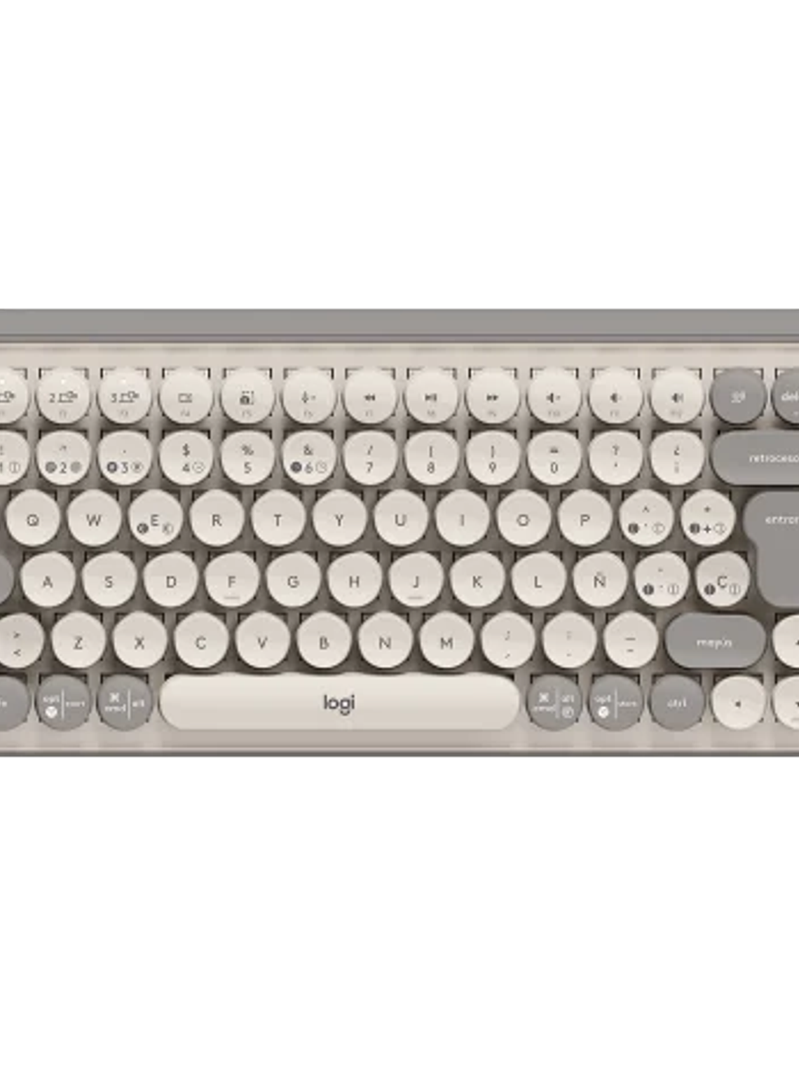 Teclado Mecánico Inalámbrico Logitech POP Keys Bluetooth 5.1 con Teclas Emoji Personalizables 1