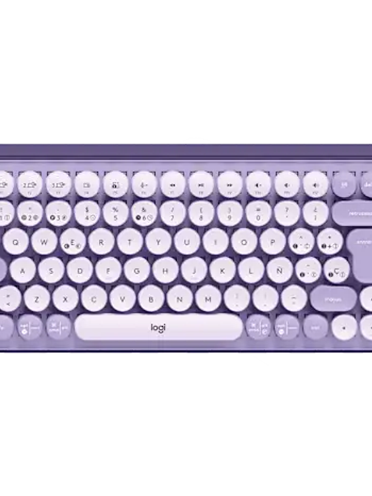 Teclado Mecánico Inalámbrico Logitech POP Keys Bluetooth 5.1 con Teclas Emoji Personalizables 6
