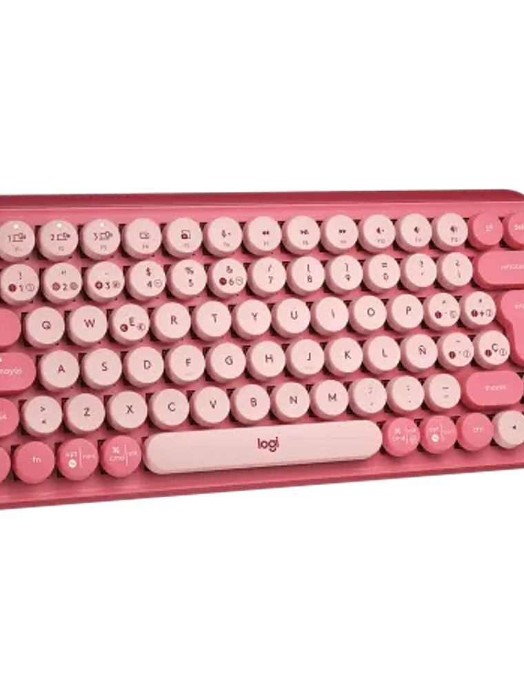 Teclado Mecánico Inalámbrico Logitech POP Keys Bluetooth 5.1 con Teclas Emoji Personalizables 12