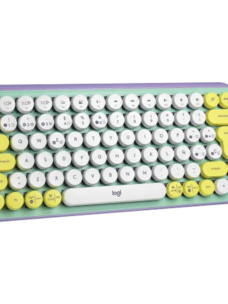 Teclado Mecánico Inalámbrico Logitech POP Keys Bluetooth 5.1 con Teclas Emoji Personalizables 17
