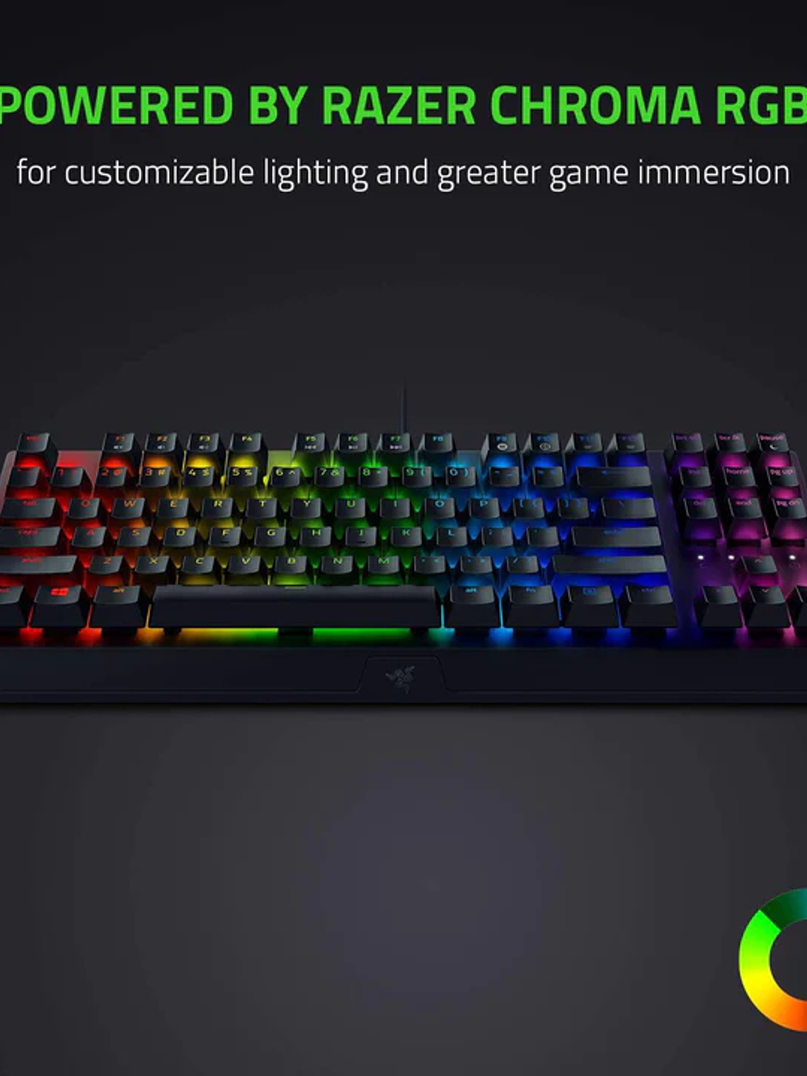 Teclado Mecánico Gamer Razer BlackWidow V3 TKL RGB Chroma Switch Yellow Lineal Español 3