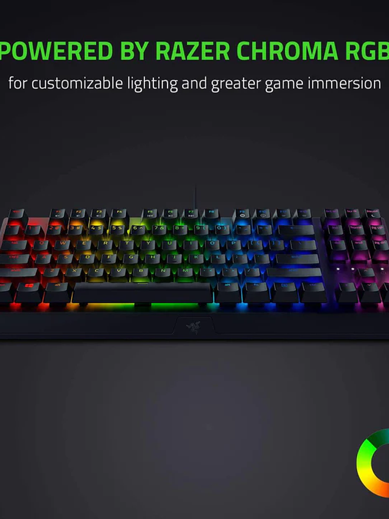 Teclado Mecánico Gamer Razer BlackWidow V3 TKL RGB Chroma Switch Yellow Lineal Español 3