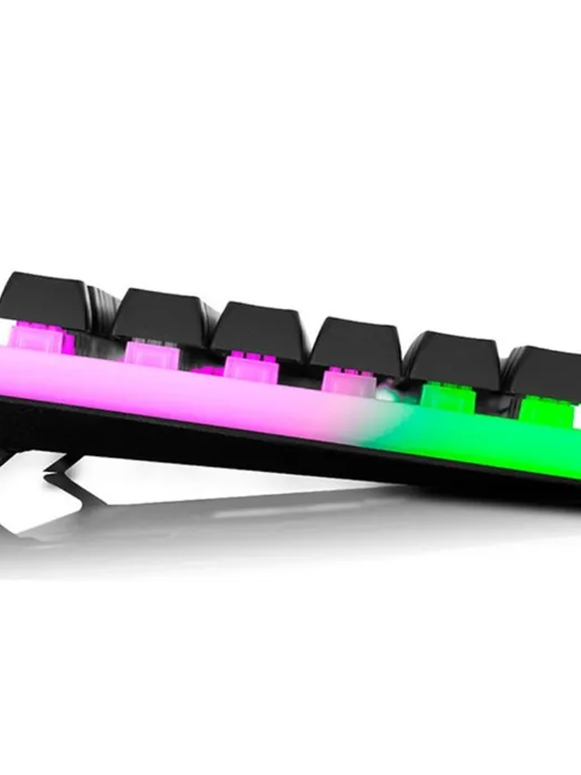 Teclado Micronics Fisher K801 USB RGB Rainbow con Teclas Multimedia y Anti-Ghosting 3