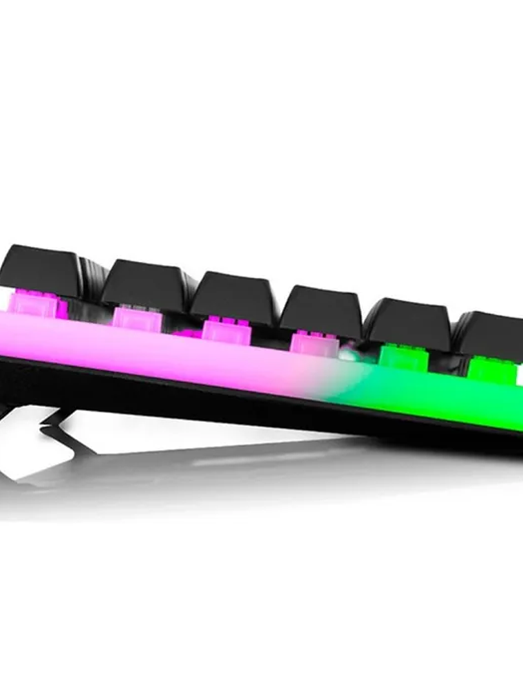 Teclado Micronics Fisher K801 USB RGB Rainbow con Teclas Multimedia y Anti-Ghosting 3