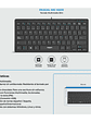 Teclado Multimedia Pascal+ Slim MIC K500 USB Micronics – Teclas Tipo Chocolate, Funciones Multimedia, Español / Internacional - Miniatura 3