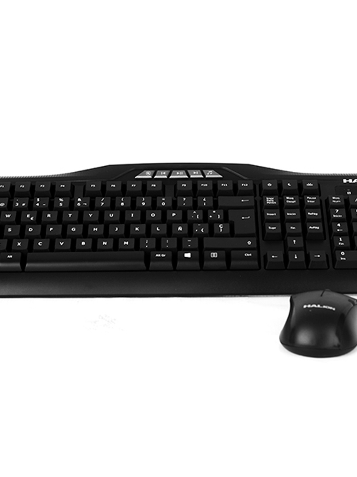 Combo Halion Multimedia HA-K230C – Teclado + Mouse USB, Office, Negro 1