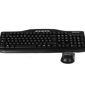 Combo Halion Multimedia HA-K230C – Teclado + Mouse USB, Office, Negro