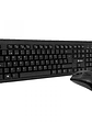 Kit Inalámbrico Teclado y Mouse TEROS TE-4061N 2.4GHz USB Nano Negro Multimedia Español Compatible Windows y Linux - Miniatura 1