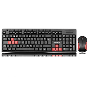 Kit USB Teclado y Mouse Cybertel Hamilton CYB T109 Alámbrico Multimedia Español 1000 DPI Compatible Windows y Linux