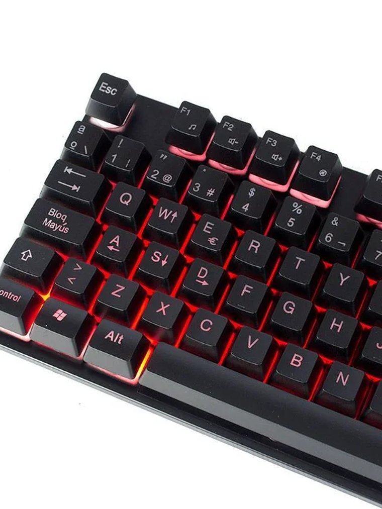 Kit Gamer Halion Eclipse HA-813C Teclado y Mouse USB RGB 7200 DPI 104 Teclas Multimedia 4