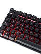 Kit Gamer Halion Eclipse HA-813C Teclado y Mouse USB RGB 7200 DPI 104 Teclas Multimedia - Miniatura 4