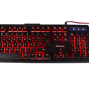 Combo Gamer Halion Odin HA-515C Teclado Retroiluminado + Mouse 6D USB 2400 DPI RGB