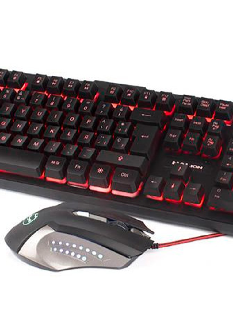 Combo Gamer Halion Odin HA-515C Teclado Retroiluminado + Mouse 6D USB 2400 DPI RGB 2