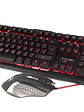 Combo Gamer Halion Odin HA-515C Teclado Retroiluminado + Mouse 6D USB 2400 DPI RGB - Miniatura 2