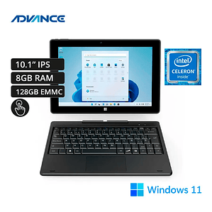 Laptop Advance CN4058 10.1” Táctil IPS Celeron N4020 8GB RAM 128GB eMMC Windows 11