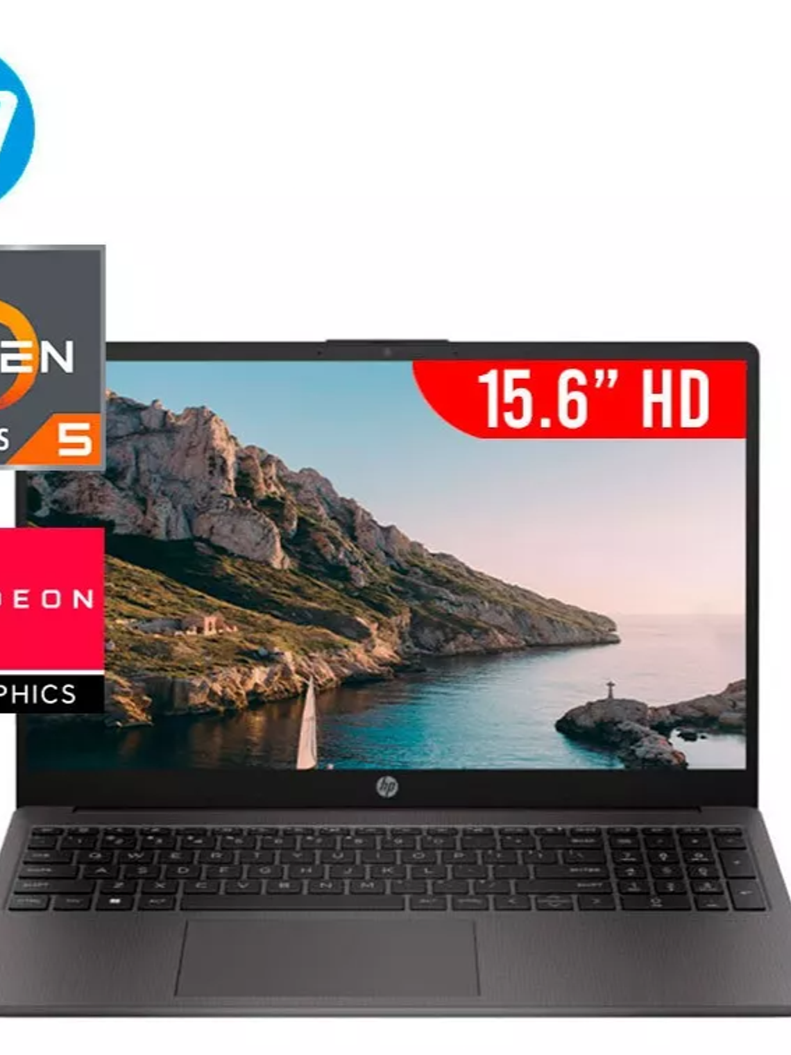 Laptop HP 255 G10 Ryzen 5-7520U 16GB DDR5 512GB SSD 15.6