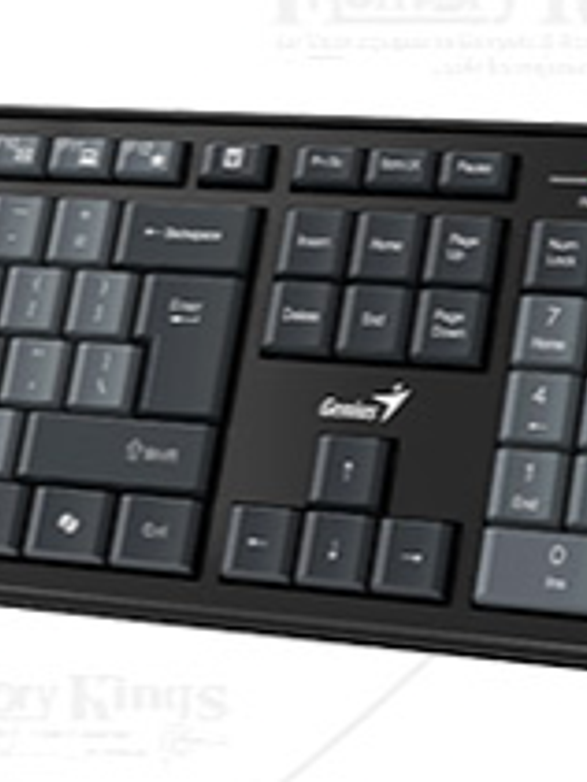 Teclado y Mouse Inalámbrico Genius KM-8200 AI Copilot 2.4GHz USB – Combo Wireless con Tecla Copilot para Windows 11, 1200 DPI 2