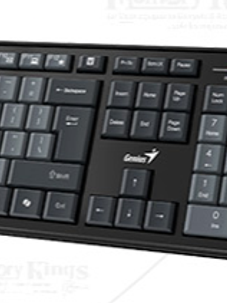 Teclado y Mouse Inalámbrico Genius KM-8200 AI Copilot 2.4GHz USB – Combo Wireless con Tecla Copilot para Windows 11, 1200 DPI 2