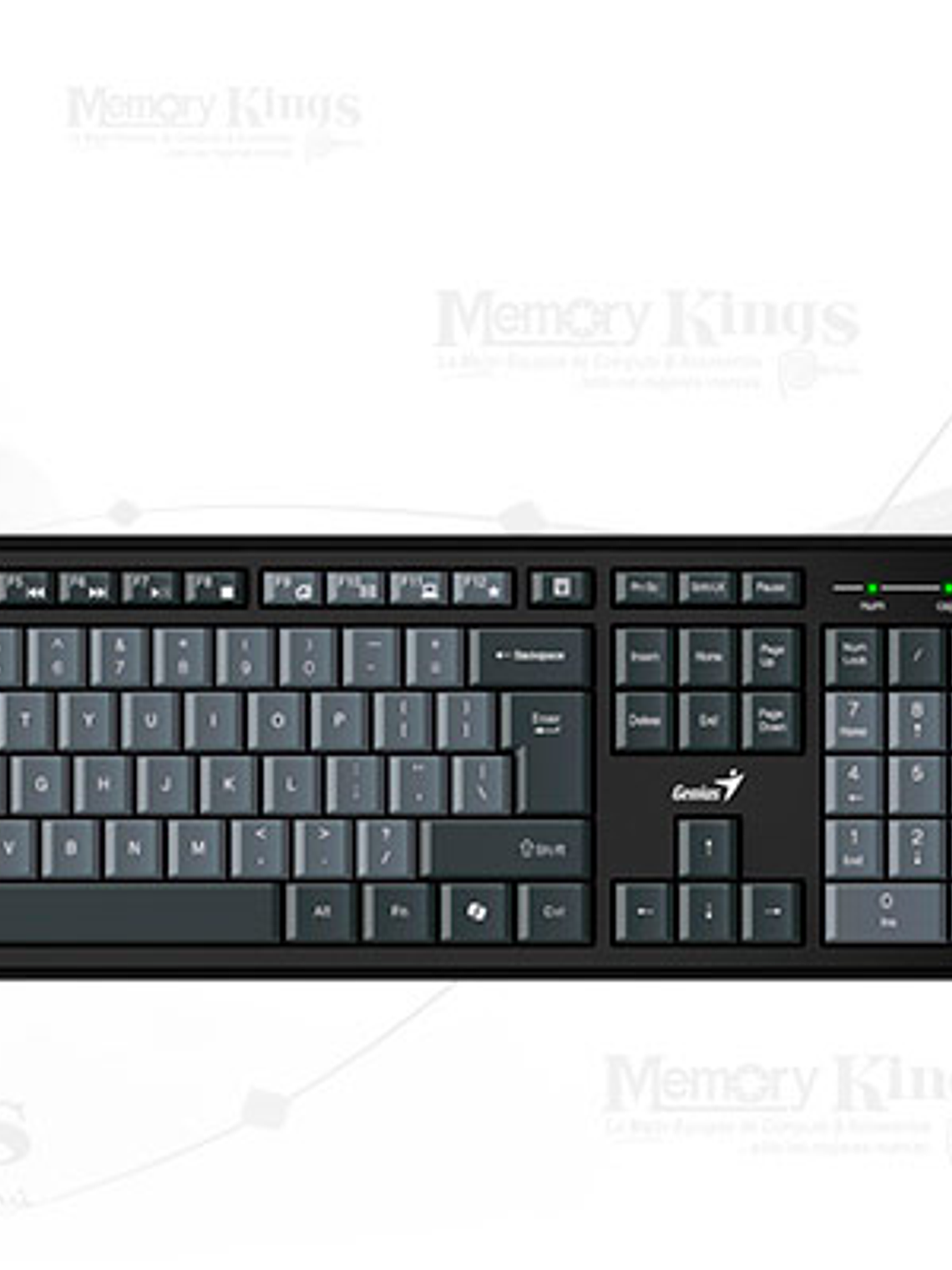 Teclado y Mouse Inalámbrico Genius KM-8200 AI Copilot 2.4GHz USB – Combo Wireless con Tecla Copilot para Windows 11, 1200 DPI 3