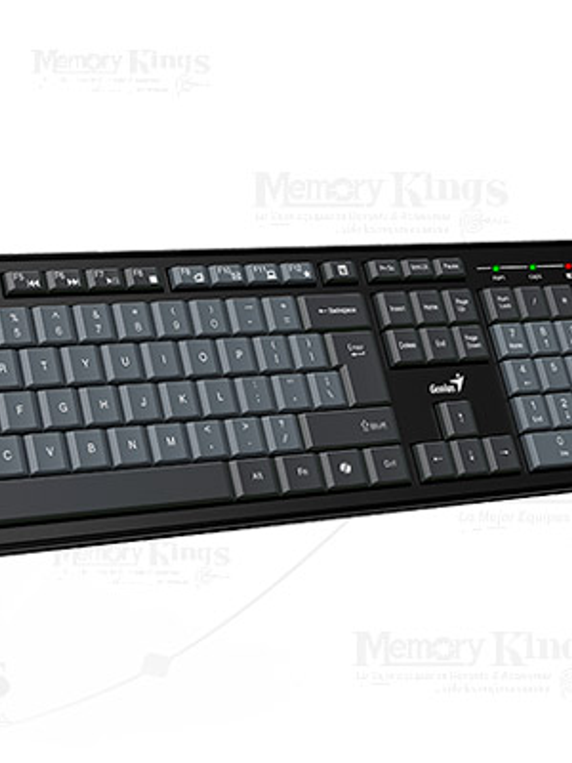 Teclado y Mouse Inalámbrico Genius KM-8200 AI Copilot 2.4GHz USB – Combo Wireless con Tecla Copilot para Windows 11, 1200 DPI 4