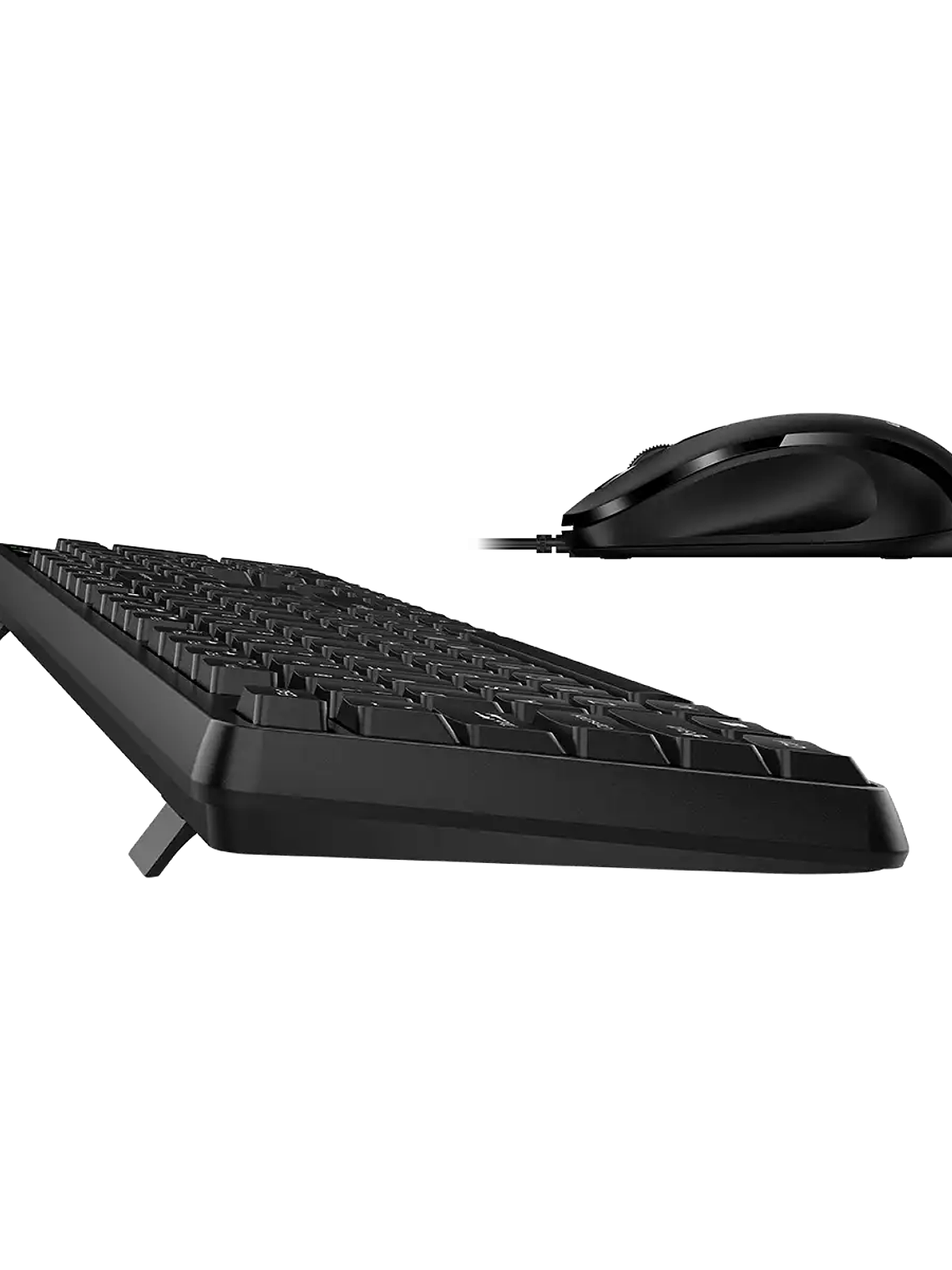 Genius KM-170 Combo Teclado y Mouse Alámbrico USB con Tecla Copilot 1200 DPI Compatible Windows 11 Negro 3