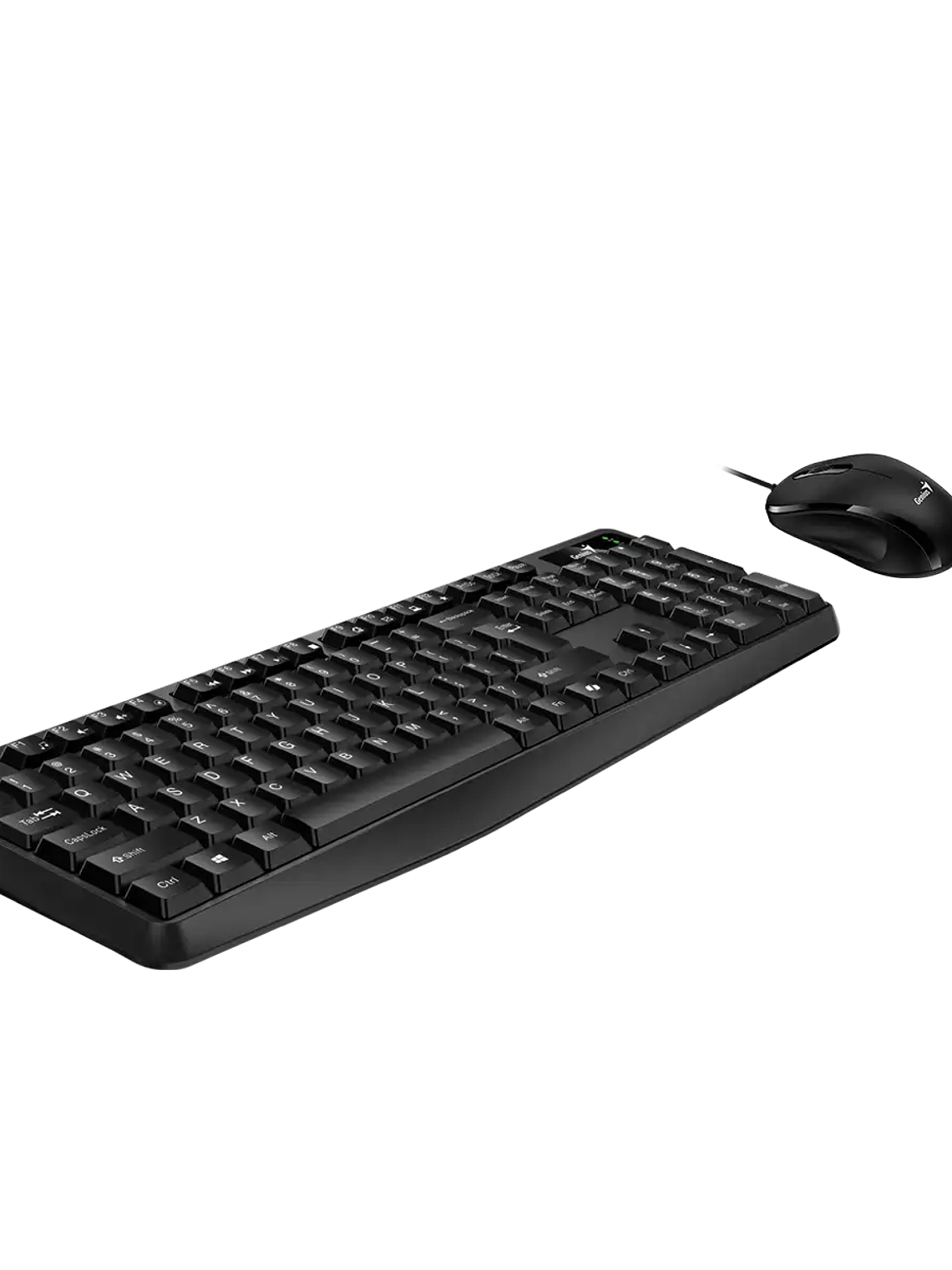 Genius KM-170 Combo Teclado y Mouse Alámbrico USB con Tecla Copilot 1200 DPI Compatible Windows 11 Negro 2