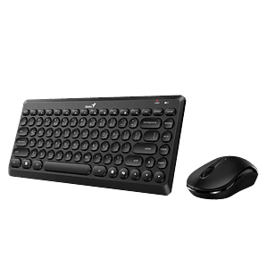 Genius LuxeMate Q8000 TKL Wireless Kit Teclado y Mouse Inalámbrico Compacto USB 