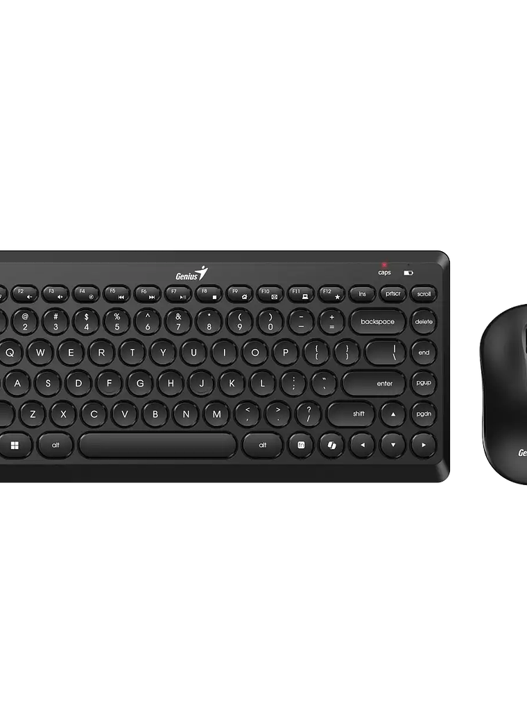 Genius LuxeMate Q8000 TKL Wireless Kit Teclado y Mouse Inalámbrico Compacto USB  3