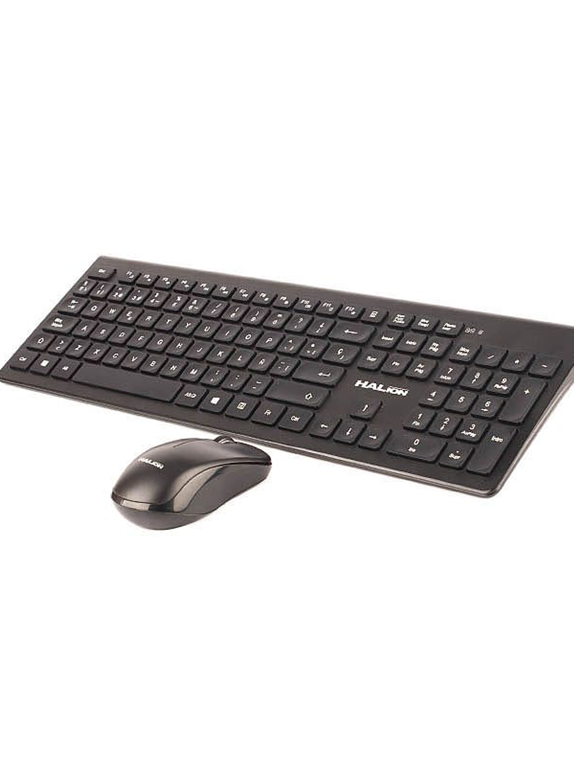 Kit Teclado y Mouse Halion HA-K210W USB 107 Teclas + Mouse 1200 DPI Compatible Windows Mac Android 1