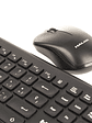 Kit Teclado y Mouse Halion HA-K210W USB 107 Teclas + Mouse 1200 DPI Compatible Windows Mac Android - Miniatura 2