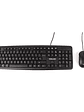 Kit Teclado Standard y Mouse USB Halion HA-K420C 105 Teclas + Mouse 800 DPI Compatible Windows Mac Android - Miniatura 1