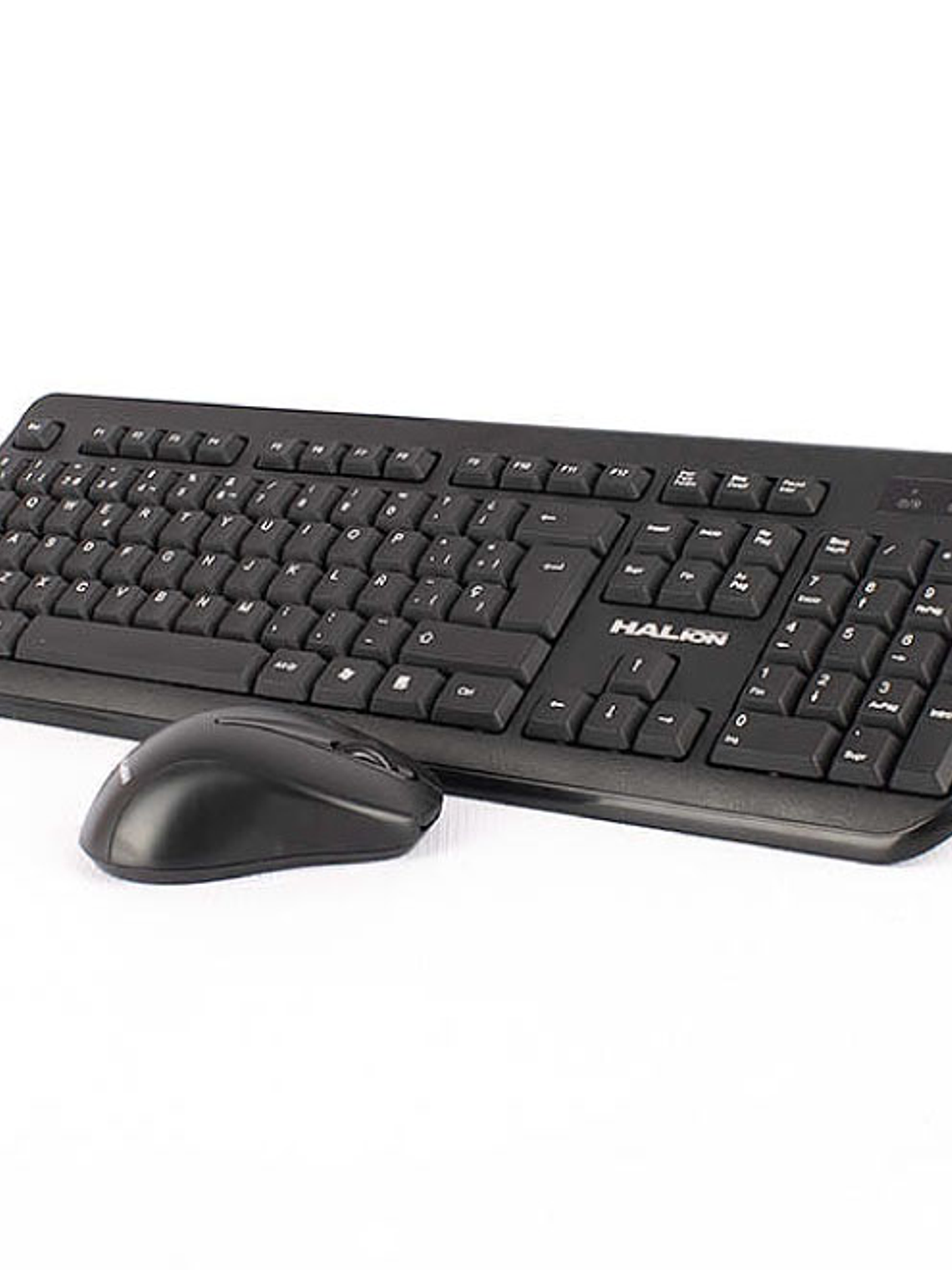 Kit Teclado y Mouse Inalámbrico Halion HA-K206W con Receptor Nano USB Alcance 10 Metros Compatible Windows 2