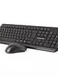 Kit Teclado y Mouse Inalámbrico Halion HA-K206W con Receptor Nano USB Alcance 10 Metros Compatible Windows - Miniatura 2