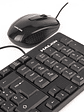 Kit Teclado y Mouse USB Halion HA-K651C Oficina 105 Teclas Multimedia en Español + Mouse Óptico 800 DPI - Miniatura 4