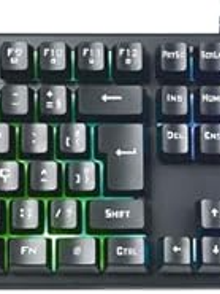 Combo Teclado y Mouse HP KM300F ABNT2 USB Gamer con Iluminación LED Multicolor Ergonomía Profesional 1