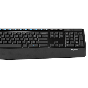 Teclado y Mouse Inalámbricos Logitech MK345 Original con Reposamanos y Conexión USB – Comodidad Profesional y Máxima Autonomía