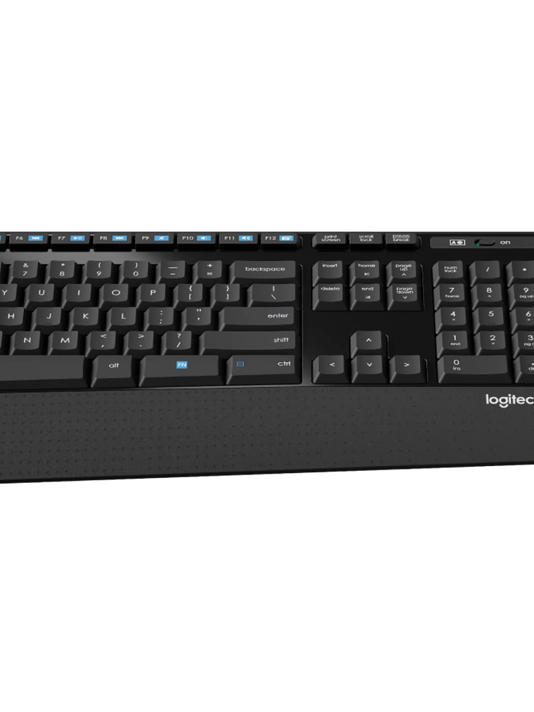 Teclado y Mouse Inalámbricos Logitech MK345 Original con Reposamanos y Conexión USB – Comodidad Profesional y Máxima Autonomía 1