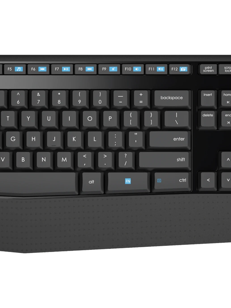 Teclado y Mouse Inalámbricos Logitech MK345 Original con Reposamanos y Conexión USB – Comodidad Profesional y Máxima Autonomía 2