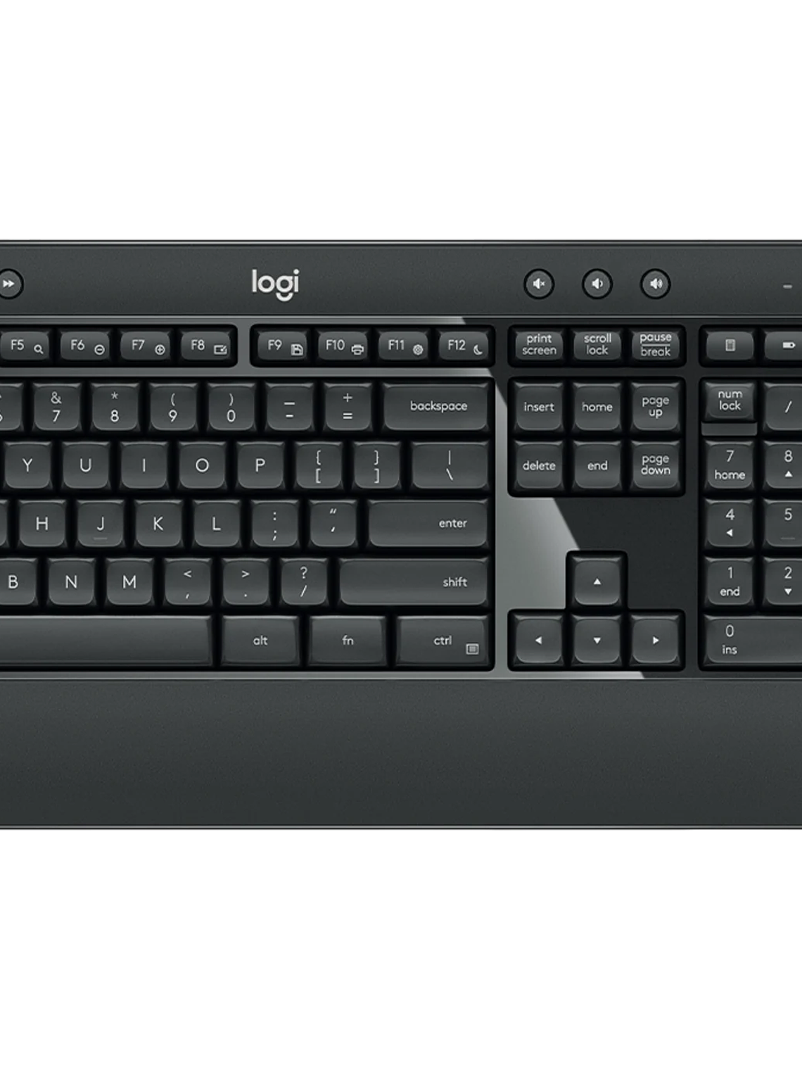 Combo Teclado y Mouse Inalámbrico Logitech MK540 Advanced con Reposamuñecas y Batería de Larga Duración 1