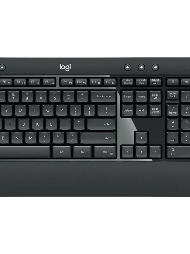 Combo Teclado y Mouse Inalámbrico Logitech MK540 Advanced con Reposamuñecas y Batería de Larga Duración 1