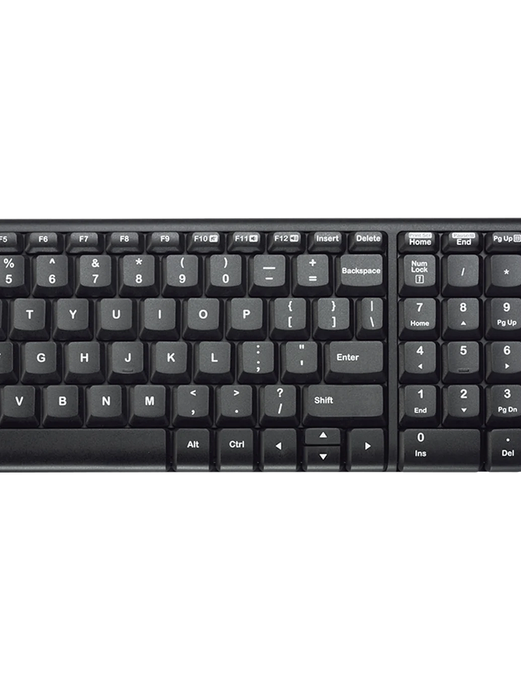 Combo Inalámbrico Logitech MK220 Teclado y Mouse Compacto con Receptor USB 1