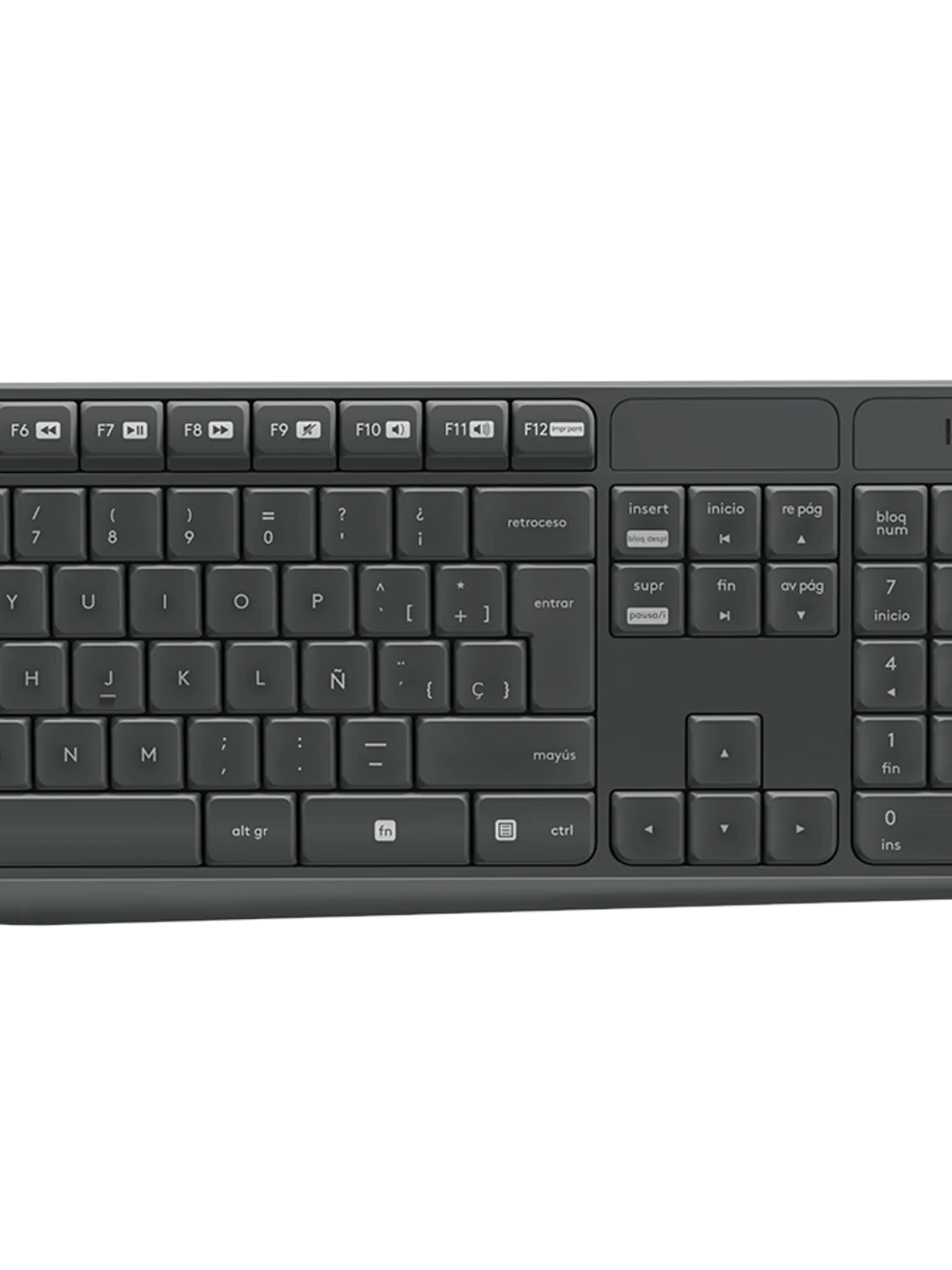 Combo Inalámbrico Logitech MK235 Teclado y Mouse Resistente con Batería de Larga Duración 1