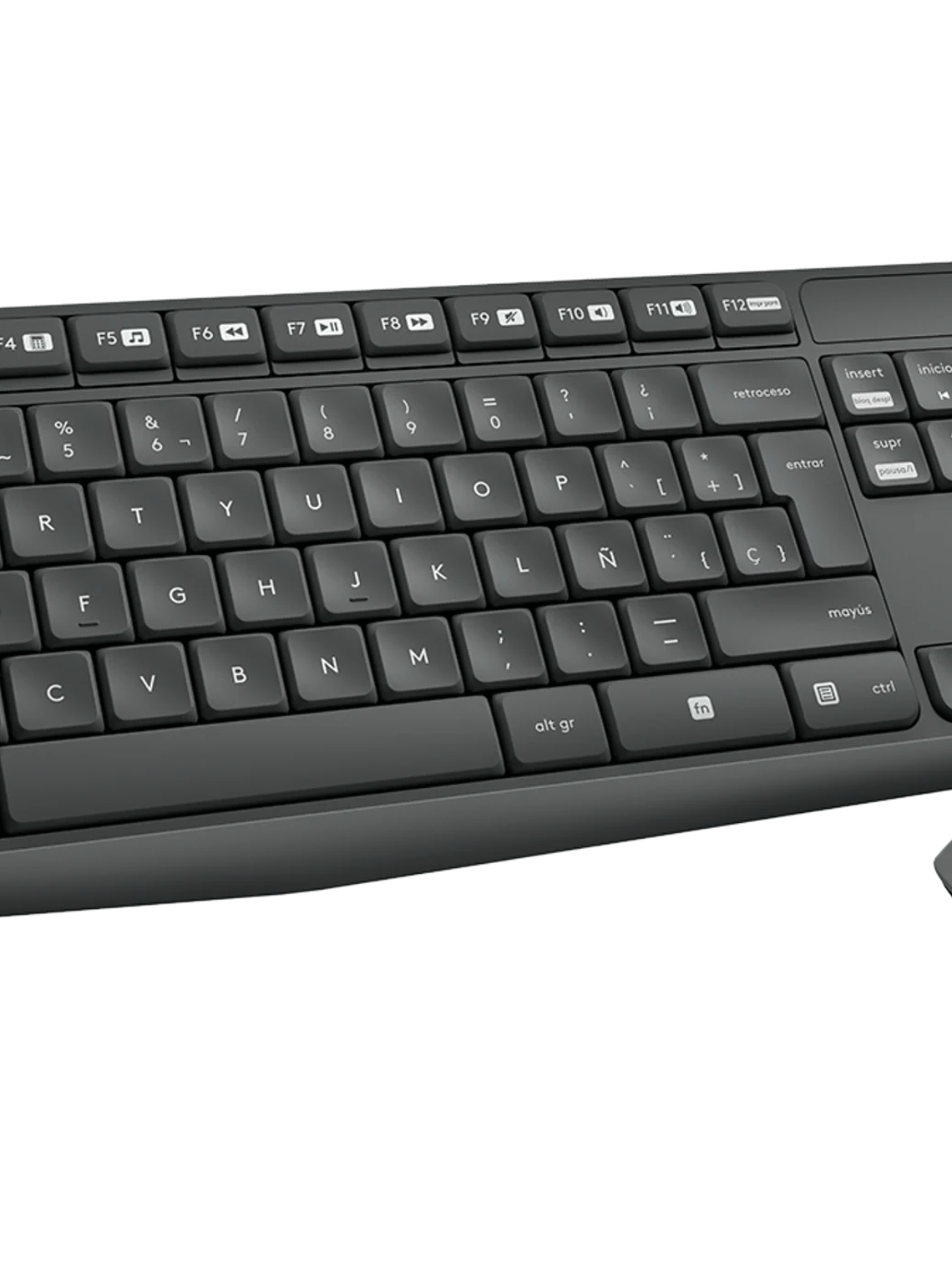 Combo Inalámbrico Logitech MK235 Teclado y Mouse Resistente con Batería de Larga Duración 2