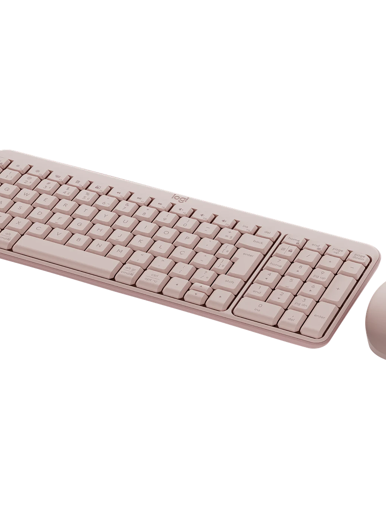 Combo Inalámbrico Bluetooth Logitech MK250 Compact con Teclado Numérico y Mouse 1000 DPI 4
