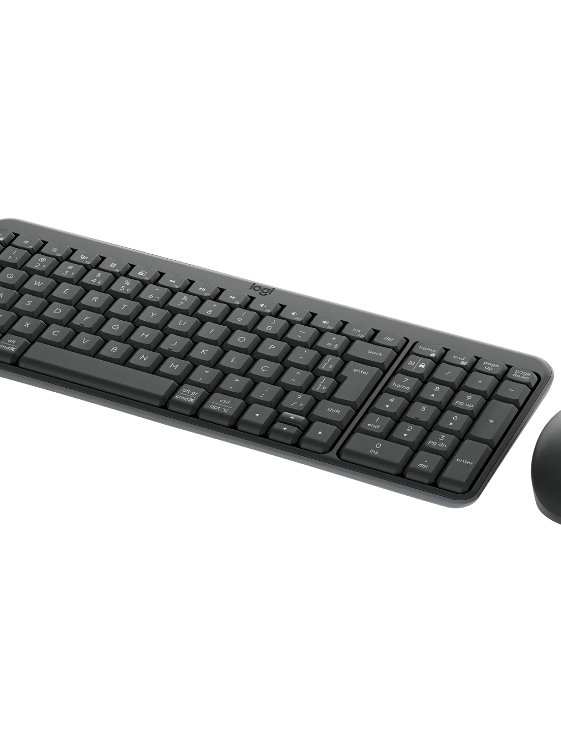 Combo Inalámbrico Bluetooth Logitech MK250 Compact con Teclado Numérico y Mouse 1000 DPI 5