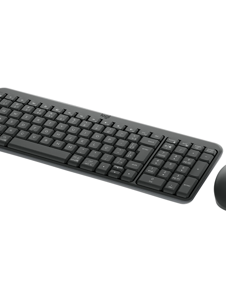 Combo Inalámbrico Bluetooth Logitech MK250 Compact con Teclado Numérico y Mouse 1000 DPI 5